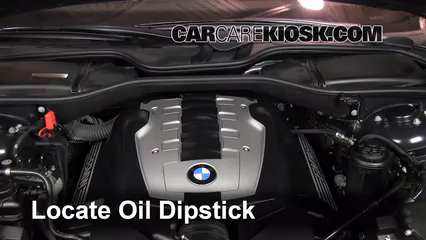 2007 BMW 750Li 4.8L V8 Huile Vérifier le niveau de l'huile